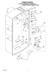 02 - Liner parts for Whirlpool Personal Valet System PVWS600LY0 from AppliancePartsPros.com