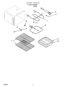 05 - Oven Parts, Miscellaneous Parts parts for Whirlpool Range IHE33301 from AppliancePartsPros.com