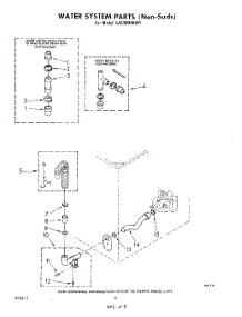 07 - Water System parts for Whirlpool Washer LA5300XKW1 from AppliancePartsPros.com