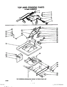 04 - Top And Console parts for Whirlpool Washer LC4600XKW0 from AppliancePartsPros.com