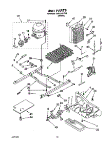 09 - Unit parts for Whirlpool Refrigerator 3XRZ2727FI01 from AppliancePartsPros.com