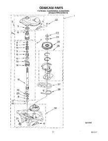 09 - Gearcase parts for Whirlpool Washer 4LSC8255BQ3 from AppliancePartsPros.com