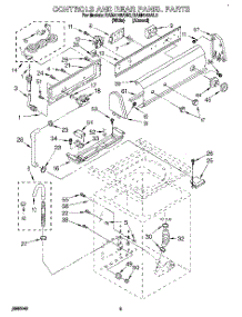 02 - Controls And Rear Panel parts for Whirlpool Washer RAM4143AL2 from AppliancePartsPros.com