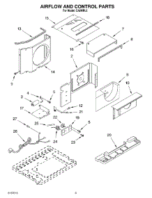 02 - Air Flow And Control parts for Whirlpool Air Conditioner CA8WRL0 from AppliancePartsPros.com