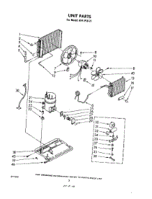 02 - Section parts for Whirlpool Air Conditioner AHFP5021 from AppliancePartsPros.com