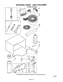 05 - Lit / Optional parts for Whirlpool Air Conditioner AC1002XS0 from AppliancePartsPros.com