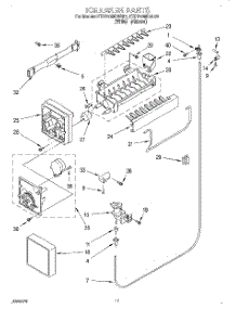 06 - Icemaker parts for Kitchenaid Refrigerator KTRP20MDAL05 from AppliancePartsPros.com
