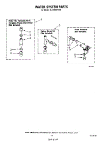 11 - Water System parts for Whirlpool Washer 3LA5580XSW0 from AppliancePartsPros.com