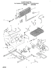 05 - Unit parts for Kitchenaid Refrigerator KTRI18KAWH00 from AppliancePartsPros.com