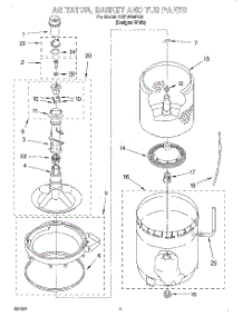 03 - Agitator, Basket And Tub parts for Whirlpool Washer 7LSR8244EQ0 from AppliancePartsPros.com