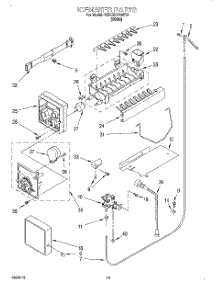 11 - Ice Maker parts for Whirlpool Refrigerator 3XKGN7050F01 from AppliancePartsPros.com