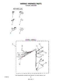 08 - Wiring Harness parts for Whirlpool Washer LA6055XSW0 from AppliancePartsPros.com