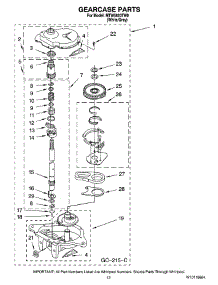 08 - Gearcase Parts, Optional Parts (Not Included) parts for Maytag Washer MTW5820TW0 from AppliancePartsPros.com