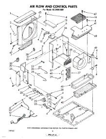 04 - Airflow And Control parts for Whirlpool Air Conditioner AC2404XM0 from AppliancePartsPros.com