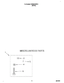 04 - Miscellaneous parts for Kitchenaid Washer KAWE877BWH1 from AppliancePartsPros.com