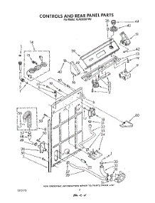 03 - Controls And Rear parts for Whirlpool Washer 4LA9300XTW0 from AppliancePartsPros.com