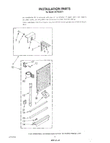 04 - Installation parts for Whirlpool Air Conditioner ACP552XT1 from AppliancePartsPros.com
