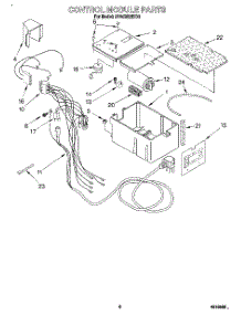 04 - Control Module parts for Whirlpool Air Conditioner 3PACM22DD0 from AppliancePartsPros.com