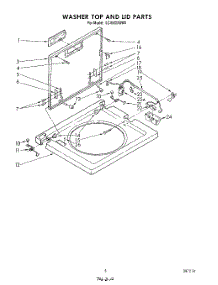 04 - Washer Top And Lid parts for Whirlpool Washer LC4500XSW0 from AppliancePartsPros.com
