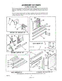 04 - Accessory Kit Parts parts for Whirlpool Air Conditioner ACH082XM0 from AppliancePartsPros.com