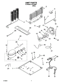 04 - Unit Parts parts for Whirlpool Refrigerator IMT188300 from AppliancePartsPros.com