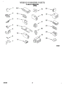 07 - Wiring Harness parts for Whirlpool Washer 6LSP8255BW2 from AppliancePartsPros.com
