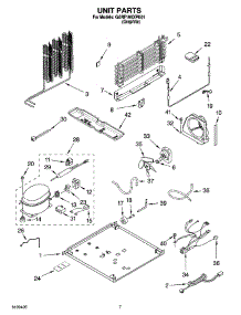 04 - Unit Parts parts for Whirlpool Refrigerator GARF19XXPK01 from AppliancePartsPros.com