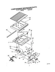 03 - Compartment Separator parts for Kitchenaid Refrigerator KTRC20KAAL00 from AppliancePartsPros.com