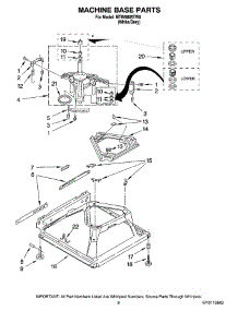 05 - Machine Base Parts parts for Maytag Washer MTW5805TW0 from AppliancePartsPros.com