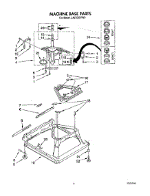 08 - Machine Base parts for Whirlpool Washer LA9300XYG0 from AppliancePartsPros.com