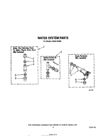 06 - Water System parts for Whirlpool Washer LA6301XSW0 from AppliancePartsPros.com