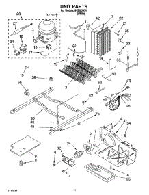 07 - Unit Parts parts for Whirlpool Refrigerator IKS203304 from AppliancePartsPros.com