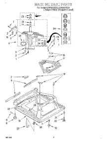06 - Machine Base parts for Kitchenaid Washer KAWS977EQ0 from AppliancePartsPros.com