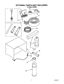 05 - Optional parts for Whirlpool Air Conditioner CA5WM41 from AppliancePartsPros.com