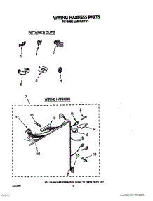 08 - Wiring Harness parts for Whirlpool Washer LA8200XWW1 from AppliancePartsPros.com