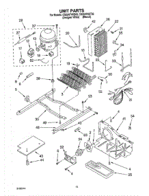09 - Unit parts for Whirlpool Refrigerator CS22AFXKQ03 from AppliancePartsPros.com