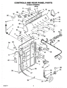 02 - Controls And Rear Panel Parts parts for Whirlpool Washer CAWS966RQ0 from AppliancePartsPros.com