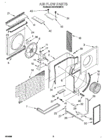 02 - Air Flow parts for Whirlpool Air Conditioner 4XACM23DD0 from AppliancePartsPros.com