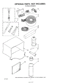 05 - Lit / Optional parts for Whirlpool Air Conditioner ACE094XT0 from AppliancePartsPros.com