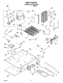 09 - Unit parts for Whirlpool Refrigerator 3XEC5THGKB00 from AppliancePartsPros.com