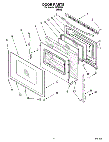 05 - Door Parts, Miscellaneous Parts parts for Whirlpool Range IME82300 from AppliancePartsPros.com