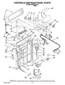 02 - Controls And Rear Panel Parts parts for Maytag Washer MTW5570TQ0 from AppliancePartsPros.com