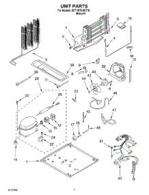 04 - Unit parts for Whirlpool Refrigerator 8ET1WTKXKT00 from AppliancePartsPros.com