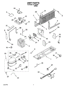04 - Unit Parts parts for Whirlpool Refrigerator IST183300 from AppliancePartsPros.com