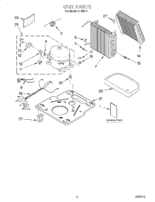 03 - Unit, Literature parts for Whirlpool Dehumidifier DH40H0 from AppliancePartsPros.com