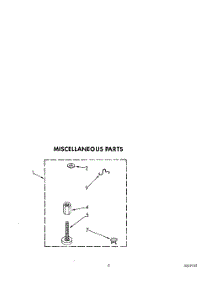 03 - Miscellaneous parts for Whirlpool Washer 6LA5800XTW2 from AppliancePartsPros.com