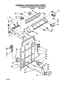 02 - Controls And Rear Panel parts for Whirlpool Washer 4LBR7255AN0 from AppliancePartsPros.com