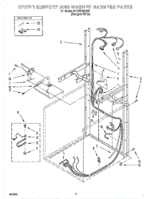 05 - Dryer Support And Washer Harness parts for Whirlpool Washer Dryer Combo BYCWD6274W1 from AppliancePartsPros.com