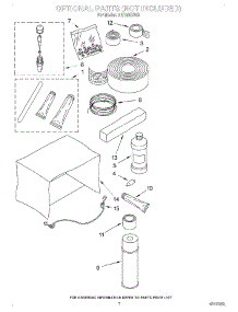 05 - Optional parts for Whirlpool Air Conditioner AR1000XW3 from AppliancePartsPros.com