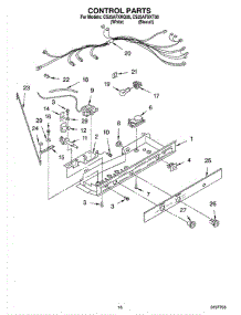 11 - Control parts for Whirlpool Refrigerator CS25AFXKQ00 from AppliancePartsPros.com